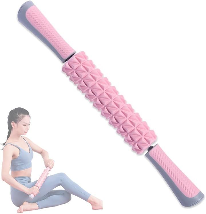 HIRAISM マッサージローラー ヨガ スティック 筋膜リリース フォーム