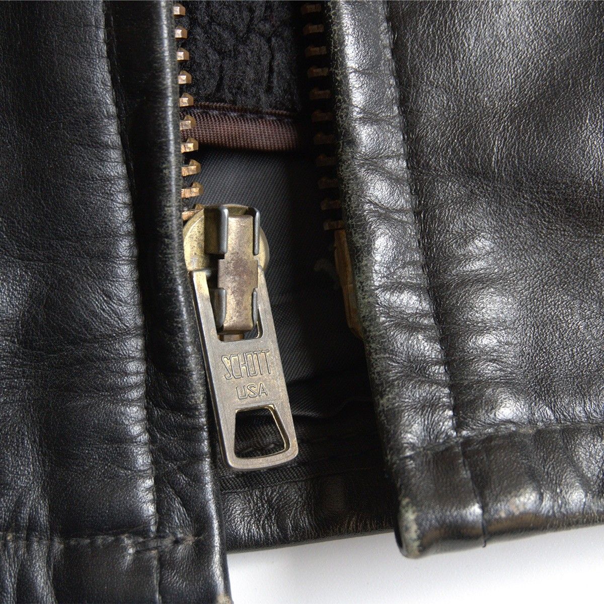 schott ショット AT101 シングルライダース 36 ライナー付き 黒 楽天