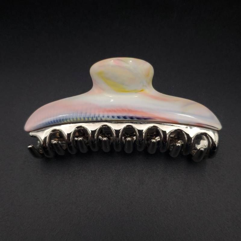 acca アッカ ヘアクリップ ヘアアクセサリー ロゴ マーブル Mサイズ