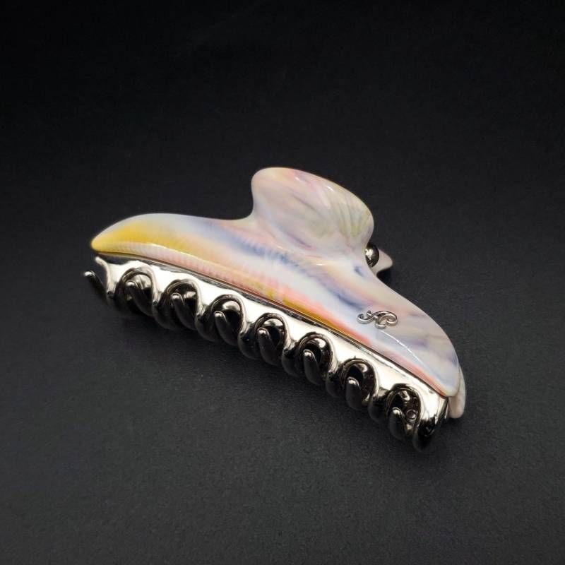 acca アッカ ヘアクリップ ヘアアクセサリー ロゴ マーブル Mサイズ