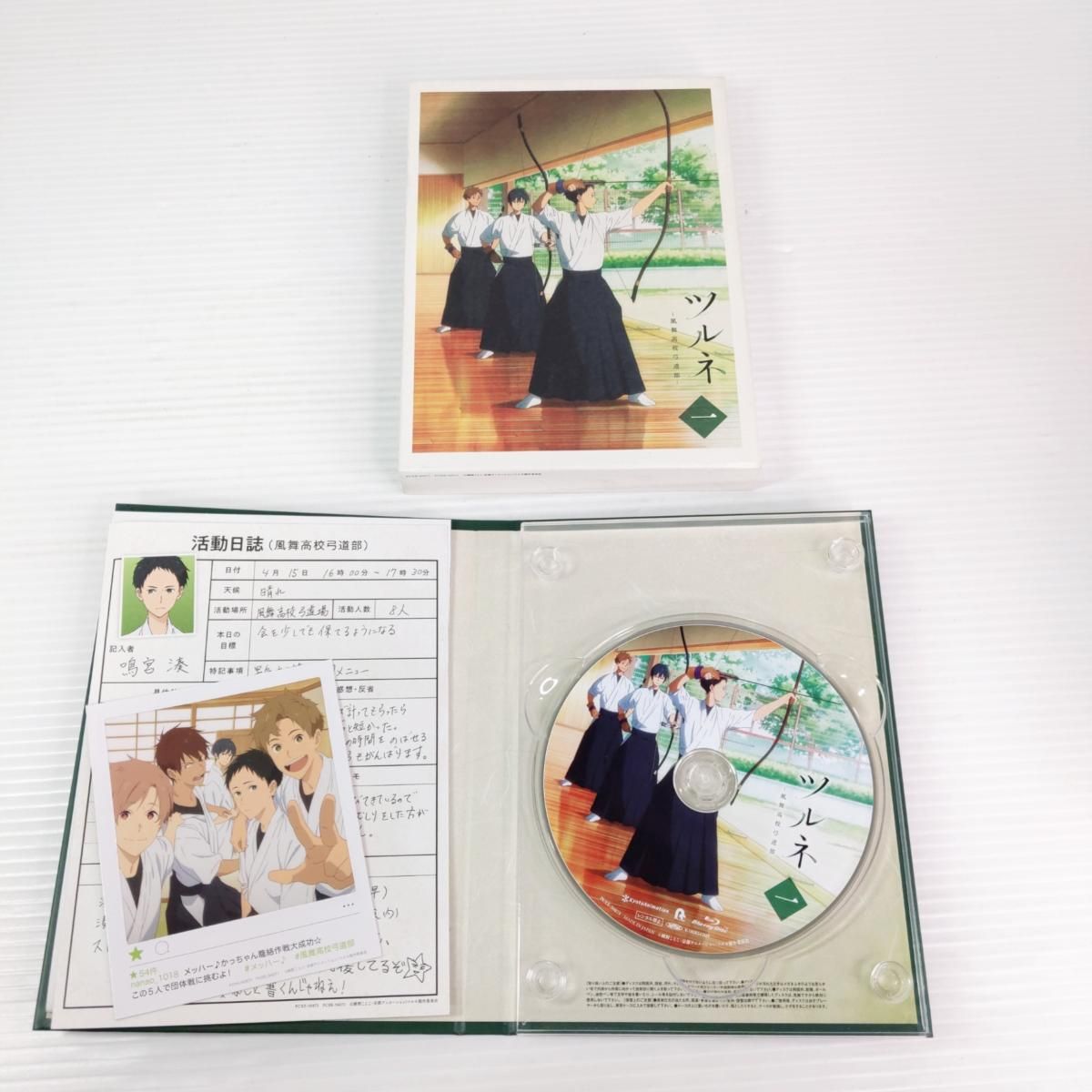 中古品】ツルネ-風舞高校弓道部- Blu-ray 5巻セット 〇YR-54274〇