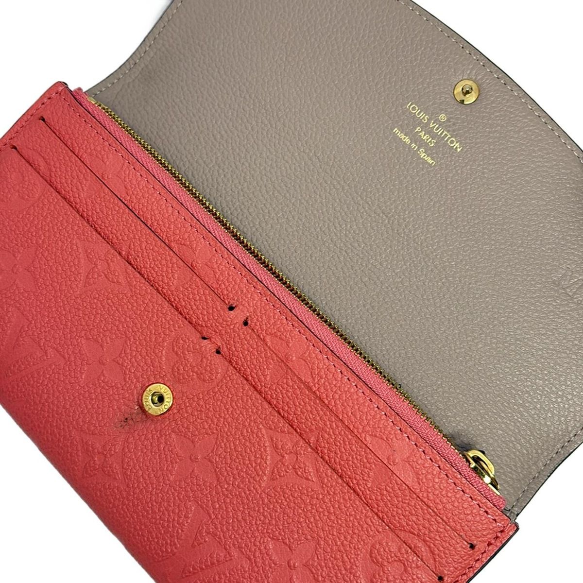 LOUIS VUITTON(ルイヴィトン) 長財布 モノグラム・アンプラント美品