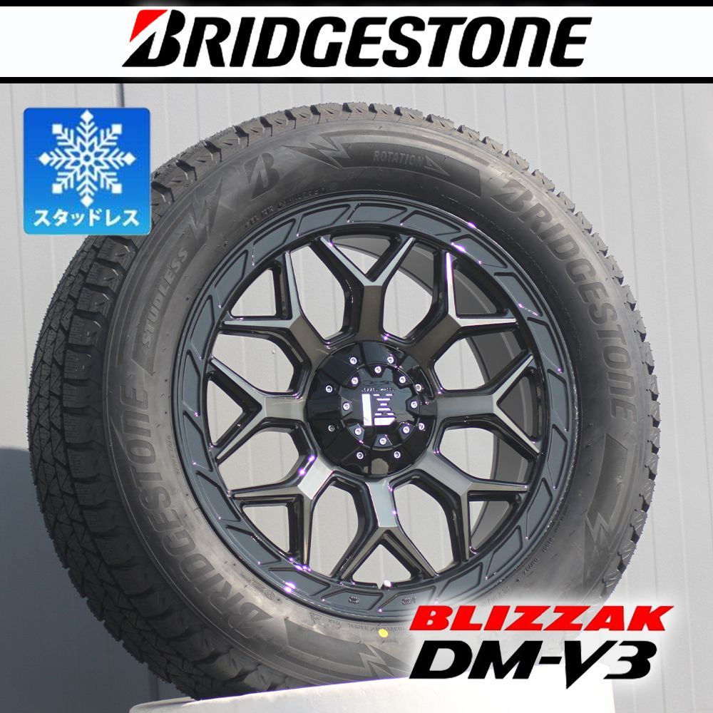 国産スタッドレス ランクル250 ランクル300 ブリヂストン ブリザック DM V 3 275 55 R 20 20インチ 4本セット LEXXEL InFerno