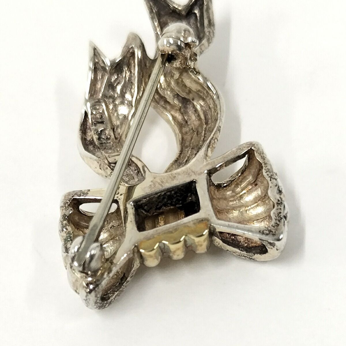 東京ソワール　PETITSOIR コサージュ ブローチ　　シルバー　新品未使用 東京ソワール PETITSOIR ホワイト/シルバー コサージュ ブローチ