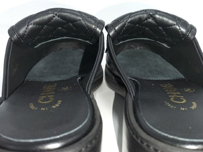 CHANEL サンダル ココマーク マトラッセ ターンロック 表記サイズ36C