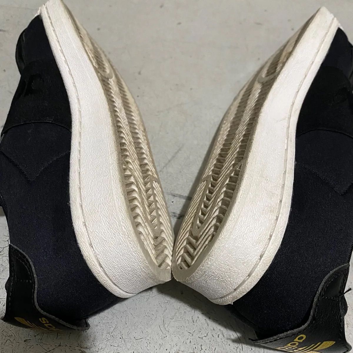 稀少】adidas SUPERSTAR スリッポン 23.5㎝ 金ロゴ 人気モデル adidas