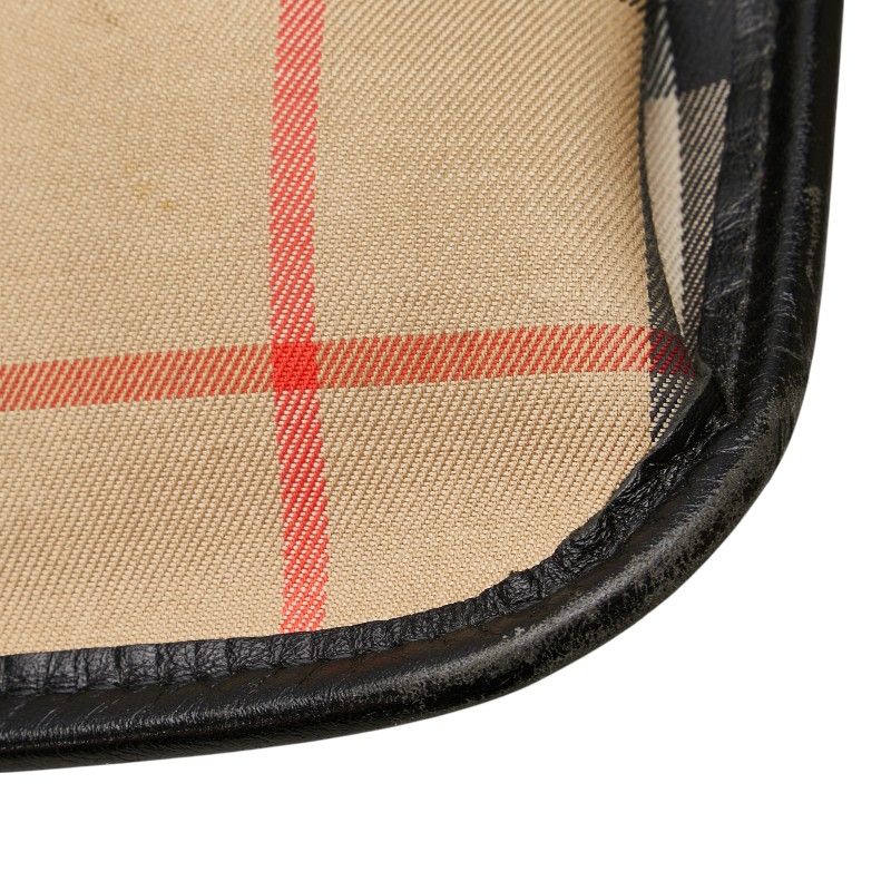 バーバリー ノバチェック シャドーホース クラッチバッグ セカンド