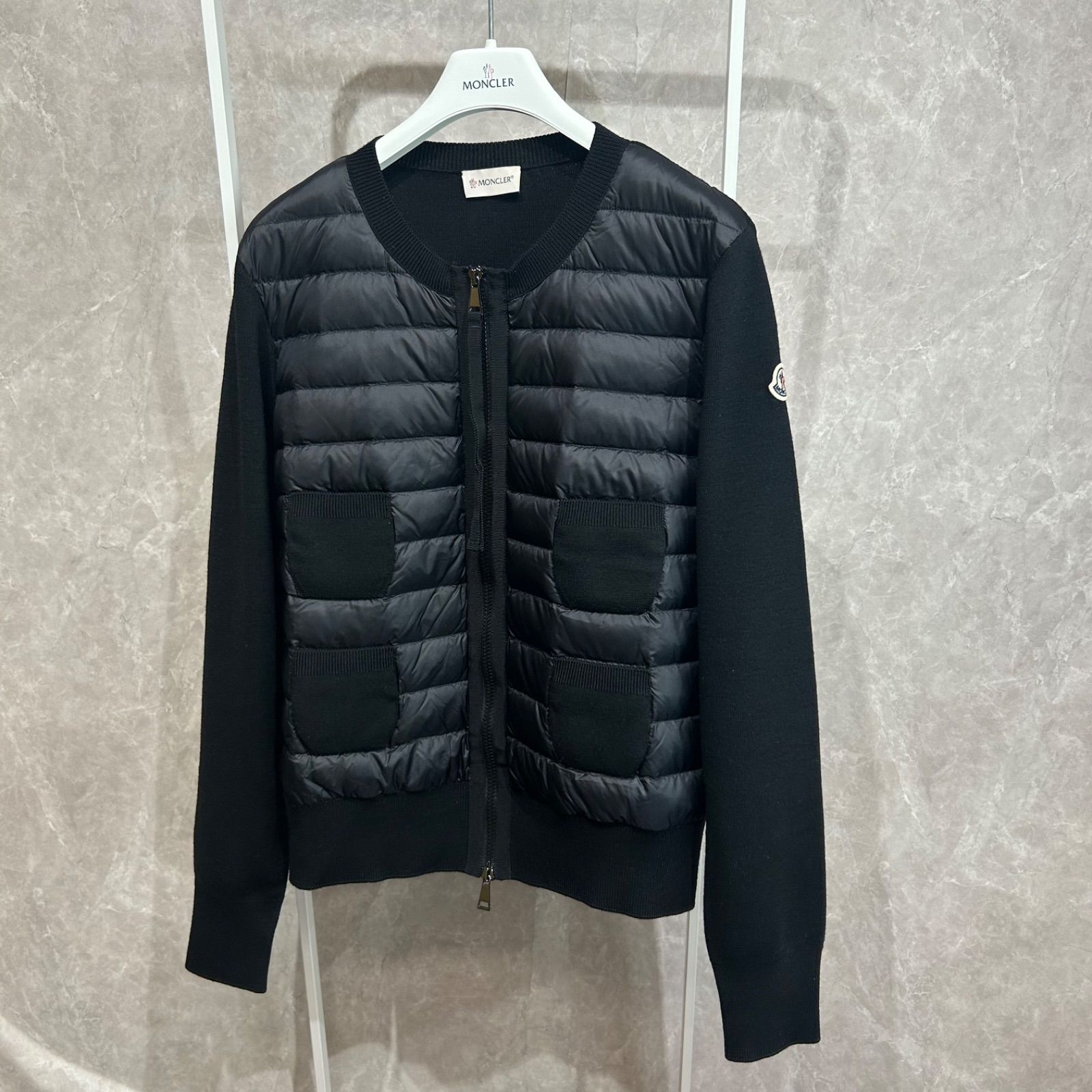 未使用級】 MONCLER モンクレール ダウンジャケット ニット 
