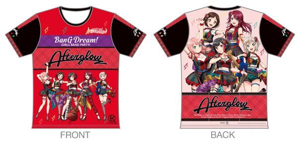 バンドリ!ガールズバンドパーティ!!美竹蘭verツーリングTシャツsize L