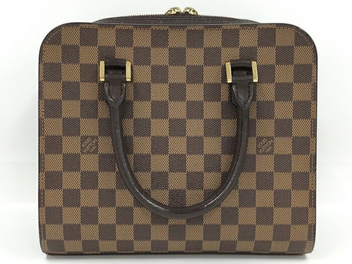 LOUIS VUITTON ハンドバッグ トリアナ ダミエ エベヌ N51155 - メルカリ