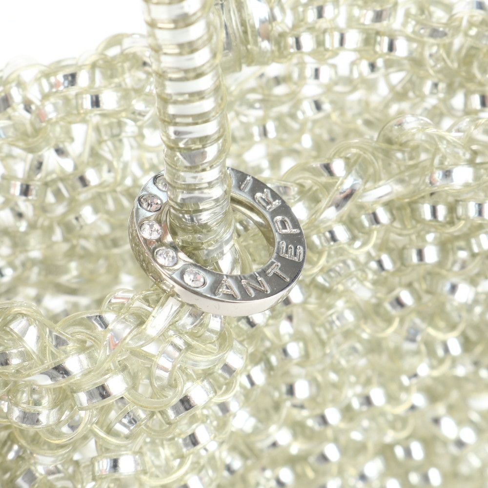 美品 アンテプリマ ワイヤーバッグ ラインストーン ビジュー リボン