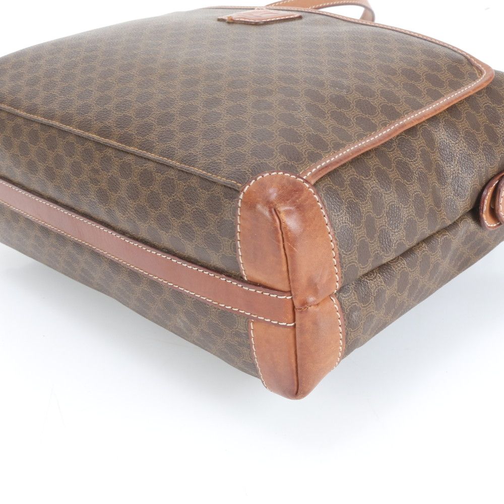 美品 ヴィンテージ セリーヌ マカダム トリオンフ レザー トート