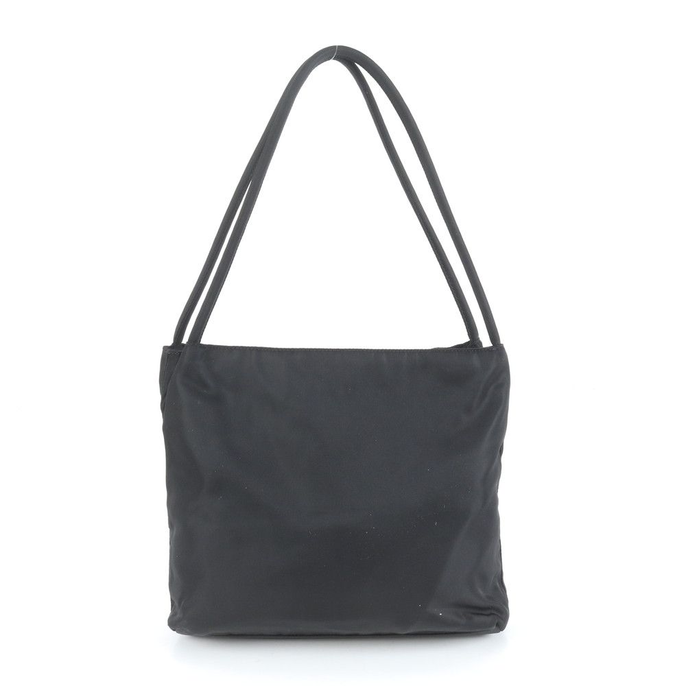 極美品✨プラダ トートバッグ ナイロン 三角ロゴ B6243 ギャランティ付 黒 新品同様 プラダ ギャランティカード付 テスート ナイロン 三角 ロゴ