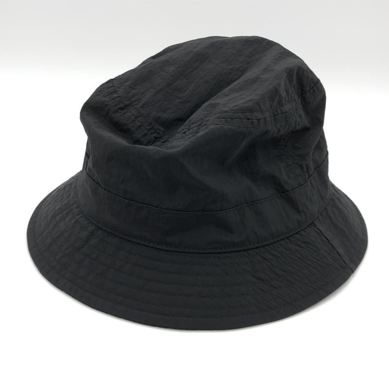 中古】STONE ISLAND バケットハット L 801599376 ブラック ストーン