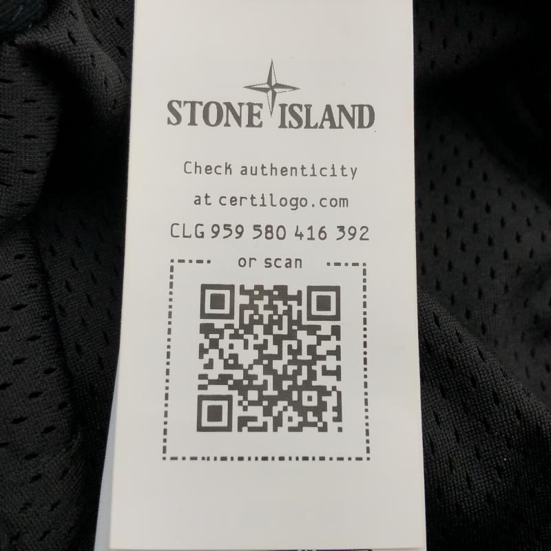 中古】STONE ISLAND バケットハット L 801599376 ブラック ストーン