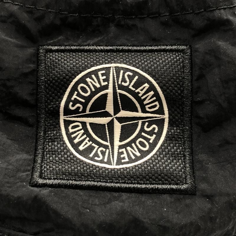 中古】STONE ISLAND バケットハット L 801599376 ブラック ストーン