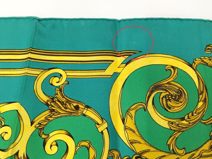 Hermes カレ90 大判スカーフ チュイルリー公園 LES TUILERIES シルク