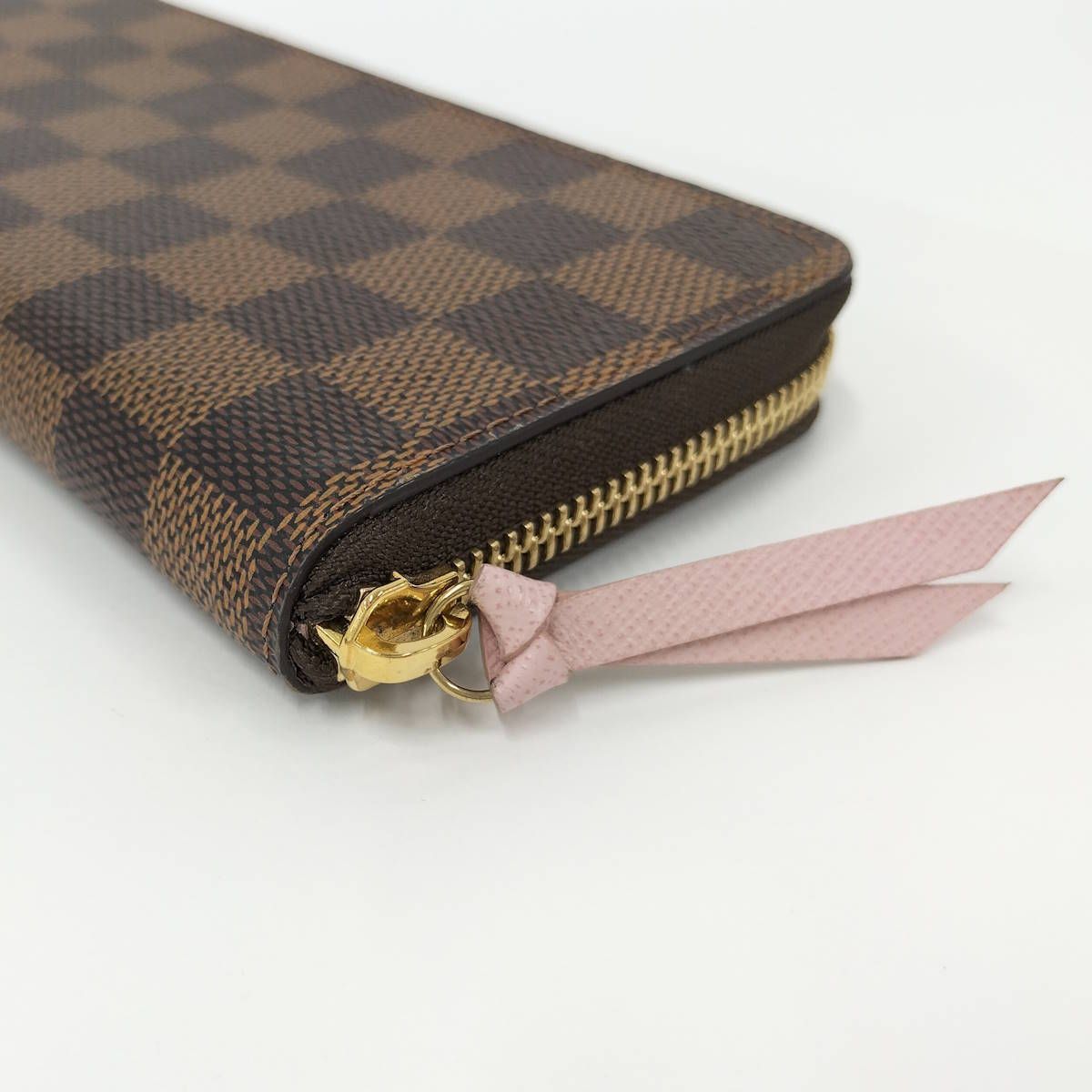 LOUIS VUITTON ポルトフォイユクレマンス 長財布 ダミエ エベヌ N41626