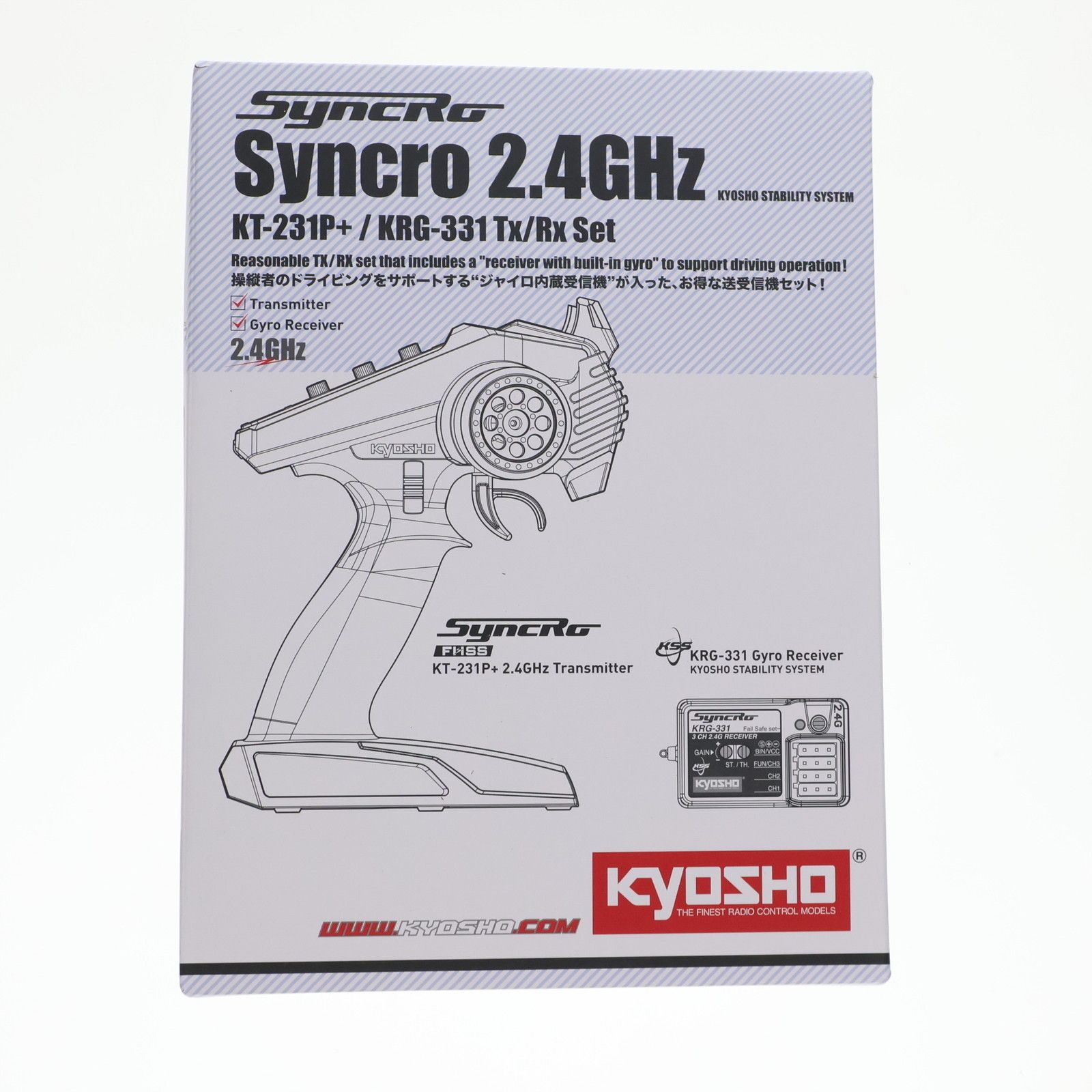 Syncro 2.4GHz KT-231P+/Syncro KRG-331Tx/Rx Set(送受信機セット