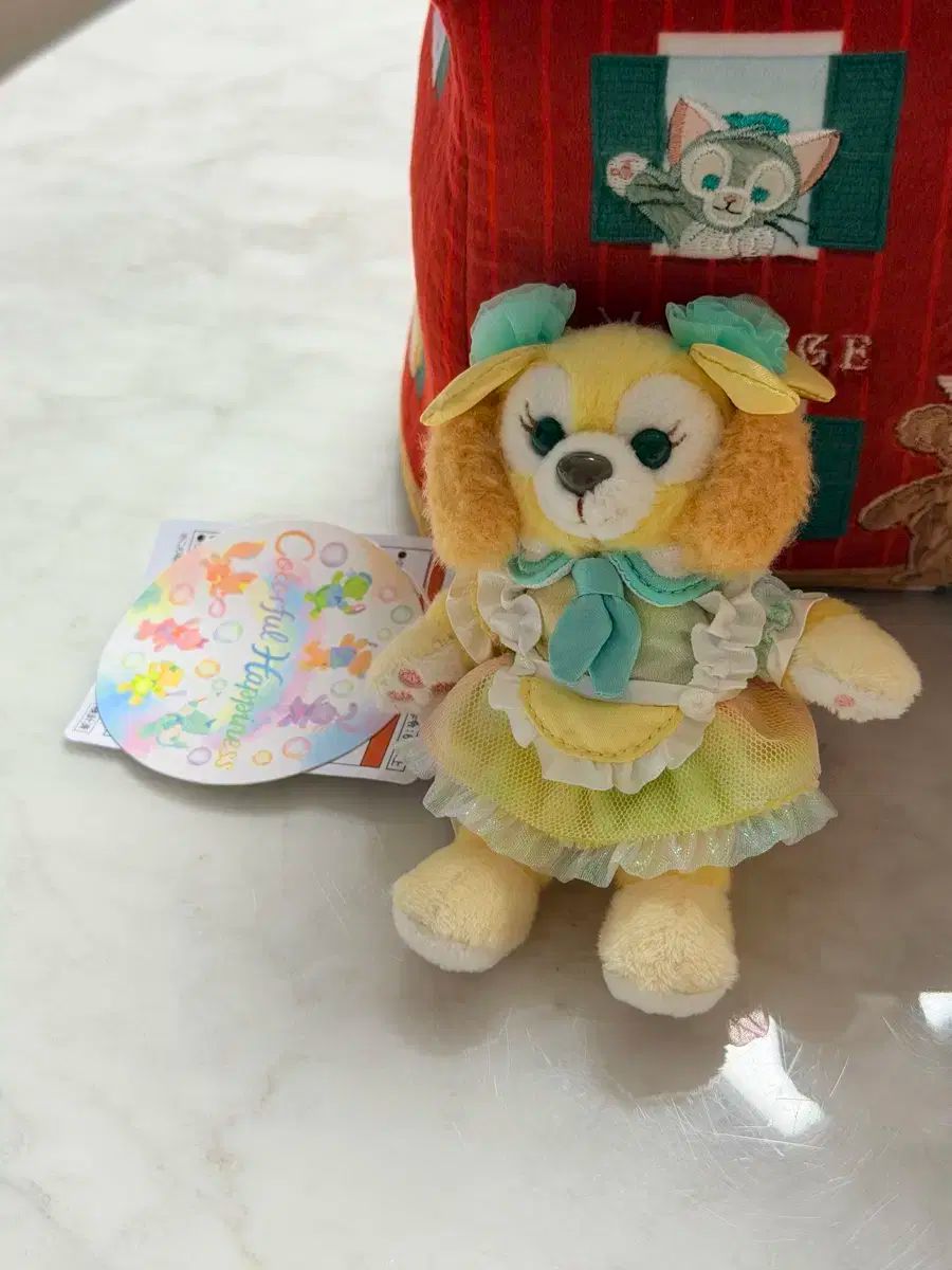 TOKYOディズニーシー ダッフィーフレンズ 20周年 カラフルハピネス クッキーアン ぬいぐるみバッジ