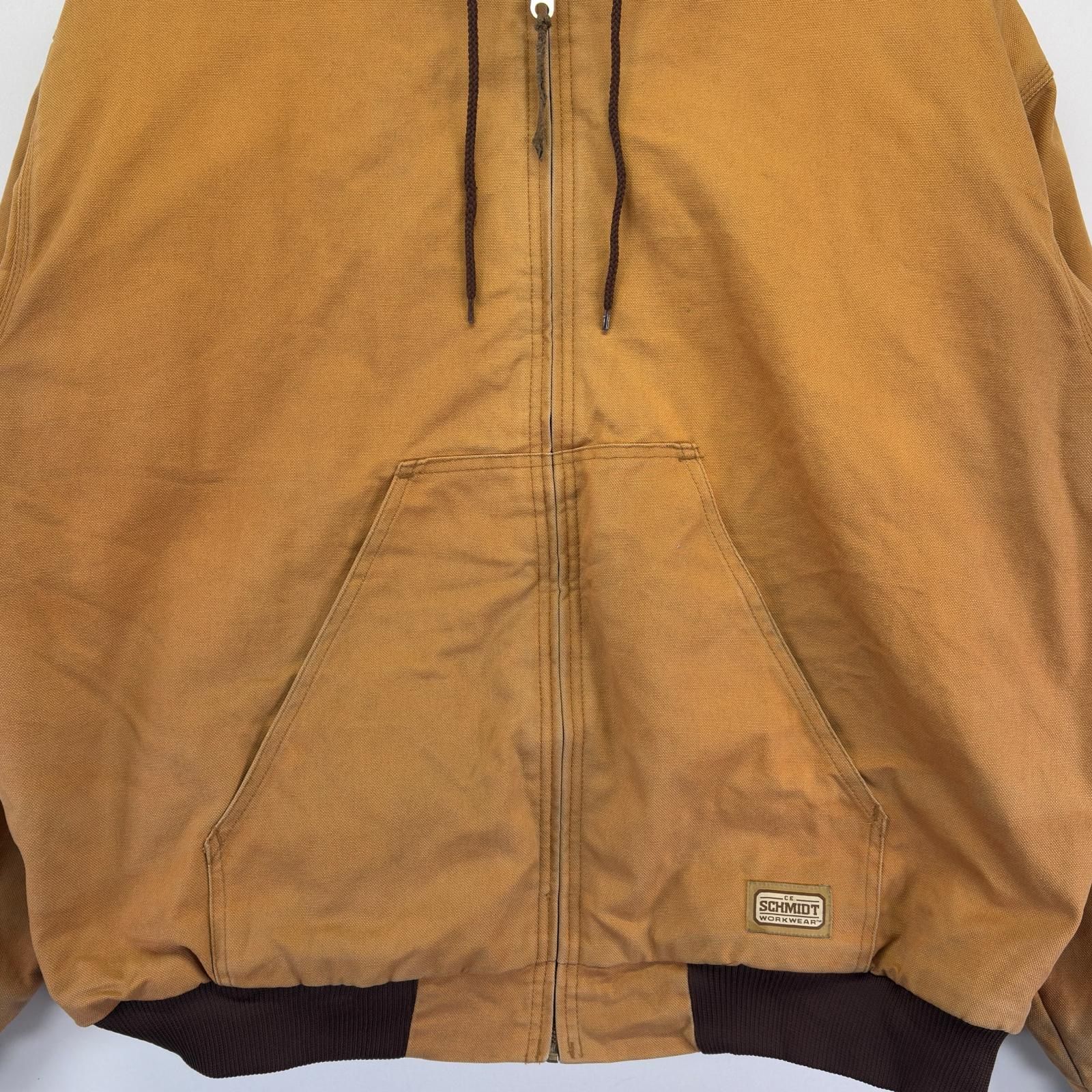 古着 SCHMIDT ワークジャケット 大きいサイズ ダック地 アクティブ