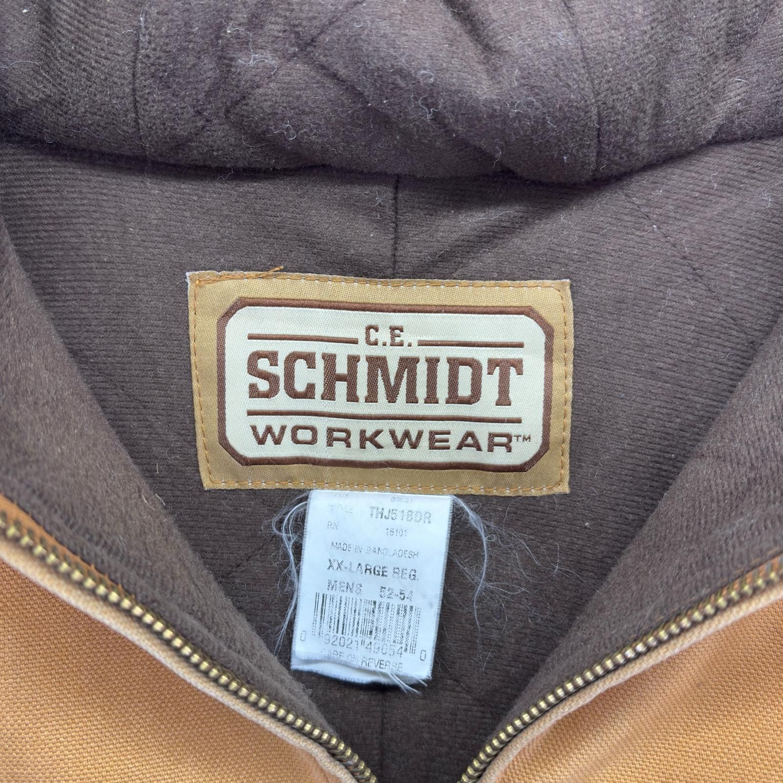 古着 SCHMIDT ワークジャケット 大きいサイズ ダック地 アクティブ