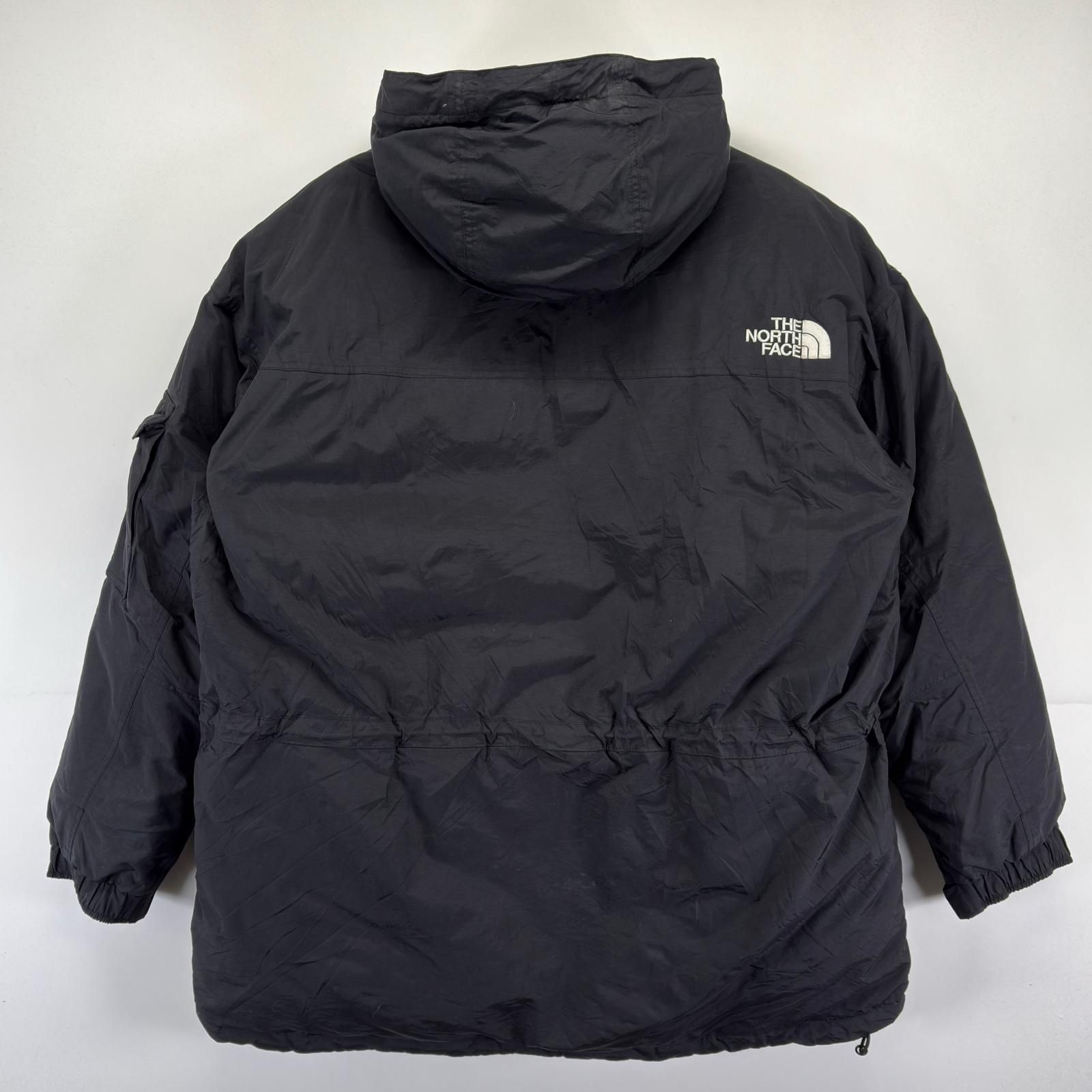 古着 ザ・ノースフェイス THE NORTH FACE マウンテンパーカー 大きいサイズ グースダウン マクマドパーカ アウトドア 2XL  ブラック メンズ 古着 ザ・ノースフェイス THE NORTH FACE マウンテンパーカー 大きい