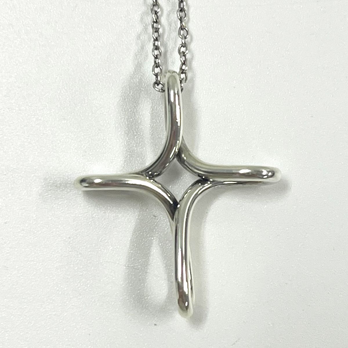 ☆極美品☆TIFFANY＆Co. インフィニティクロス ロングネックレス 925 TIFFANY&Co. ティファニー インフィニティ クロス ネックレス 925