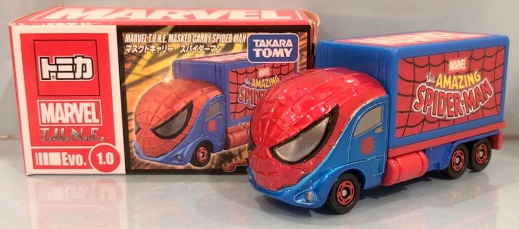 タカラトミー マーベルチューン マスクドキャリー スパイダーマン Evo