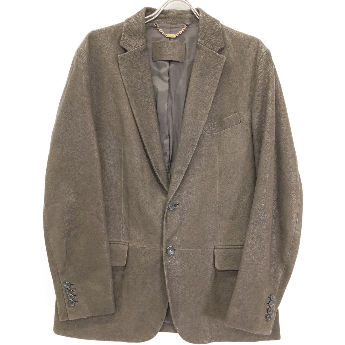 LOEWE ロエベ ﾌﾞﾗｳﾝ ﾗﾑﾚｻﾞｰ ｼﾞｬｹｯﾄ L - メルカリ