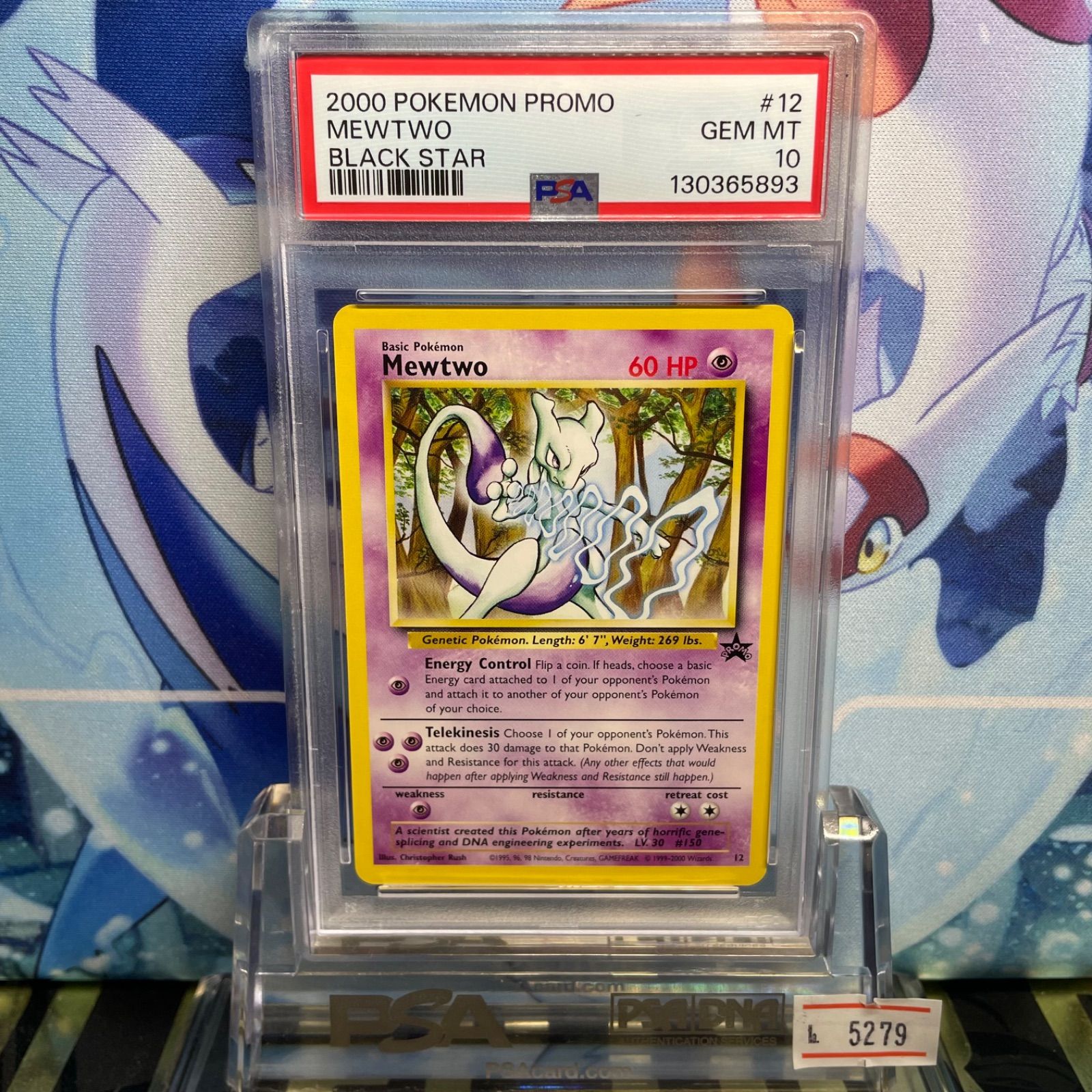 PSA10 Mewtwo ミュウツー 海外版 英語版 プロモ 旧裏 NEO JRスタンプ