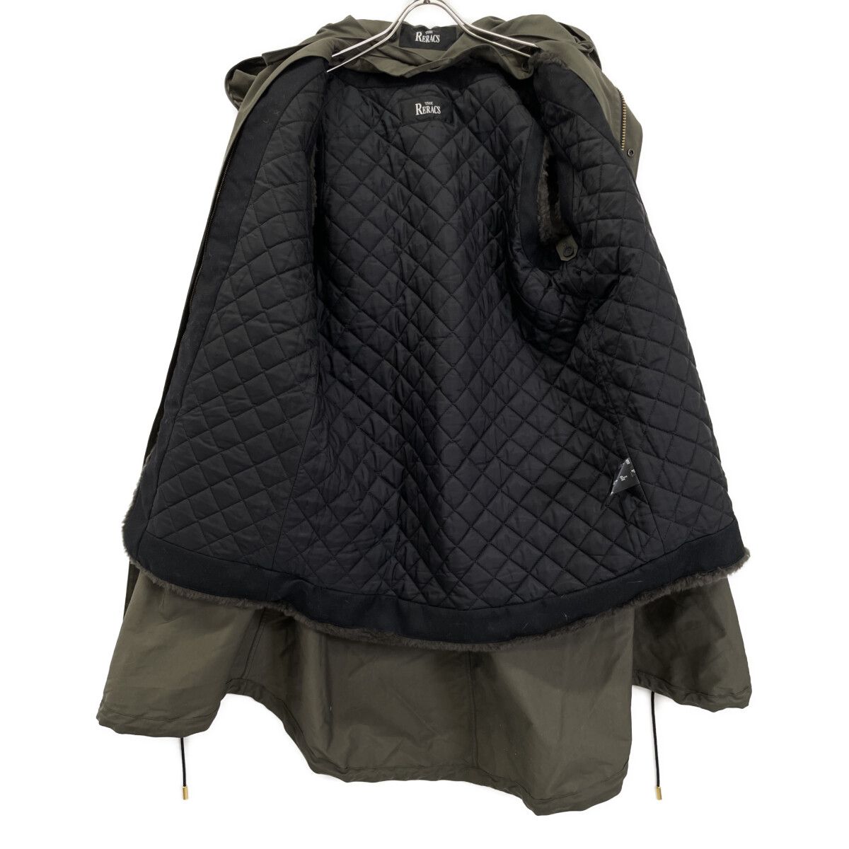 THE RERACS ザ・リラクス ｶｰｷ ｳｰﾙﾗｲﾅｰ付き ﾓｯｽﾞｺｰﾄ F - メルカリ