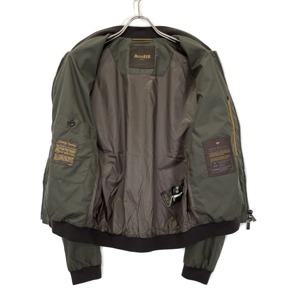 MOORER ムーレー ｶｰｷ CORELLI-WK MA-1 ﾎﾞﾝﾊﾞｰ ｼﾞｬｹｯﾄ 48 - メルカリ