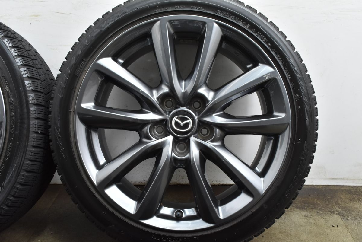 交換用に】マツダ MAZDA3 純正 18in 7J +45 PCD114.3 ブリヂストン