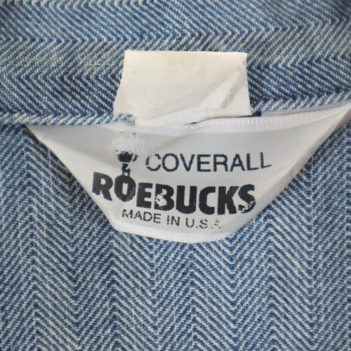 ROEBUCKS ローバックス 90s オールド USA製 ヘリンボーン 長袖 ワーク