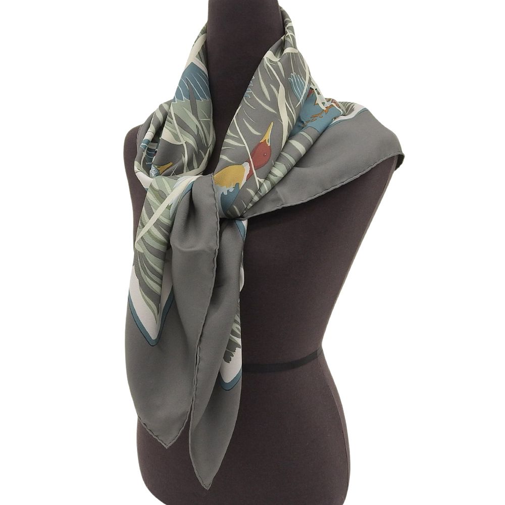 箱付超美品 エルメス HERMES 90年代 ヴィンテージ COLS VERTS 緑の中の