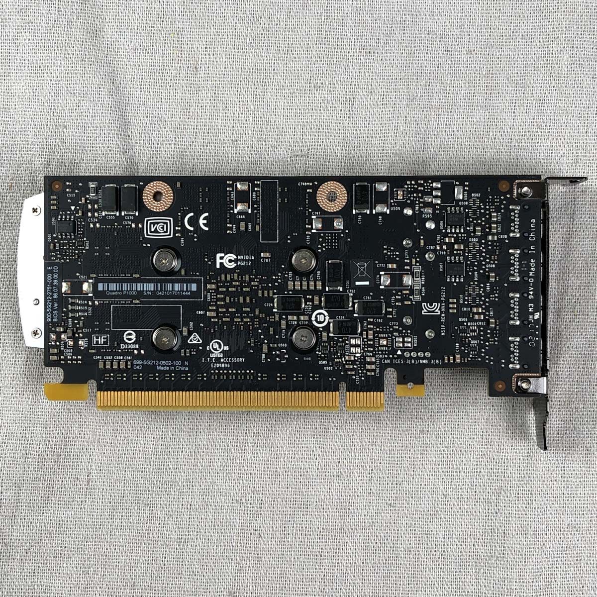 画面出力確認済】GPU グラフィックボード NVIDIA QUADRO P1000（メモリ