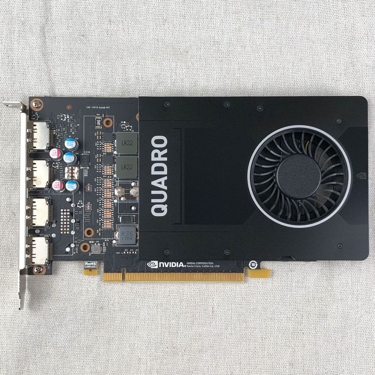 画面出力確認済】GPU グラフィックボード NVIDIA QUADRO P2000（メモリ