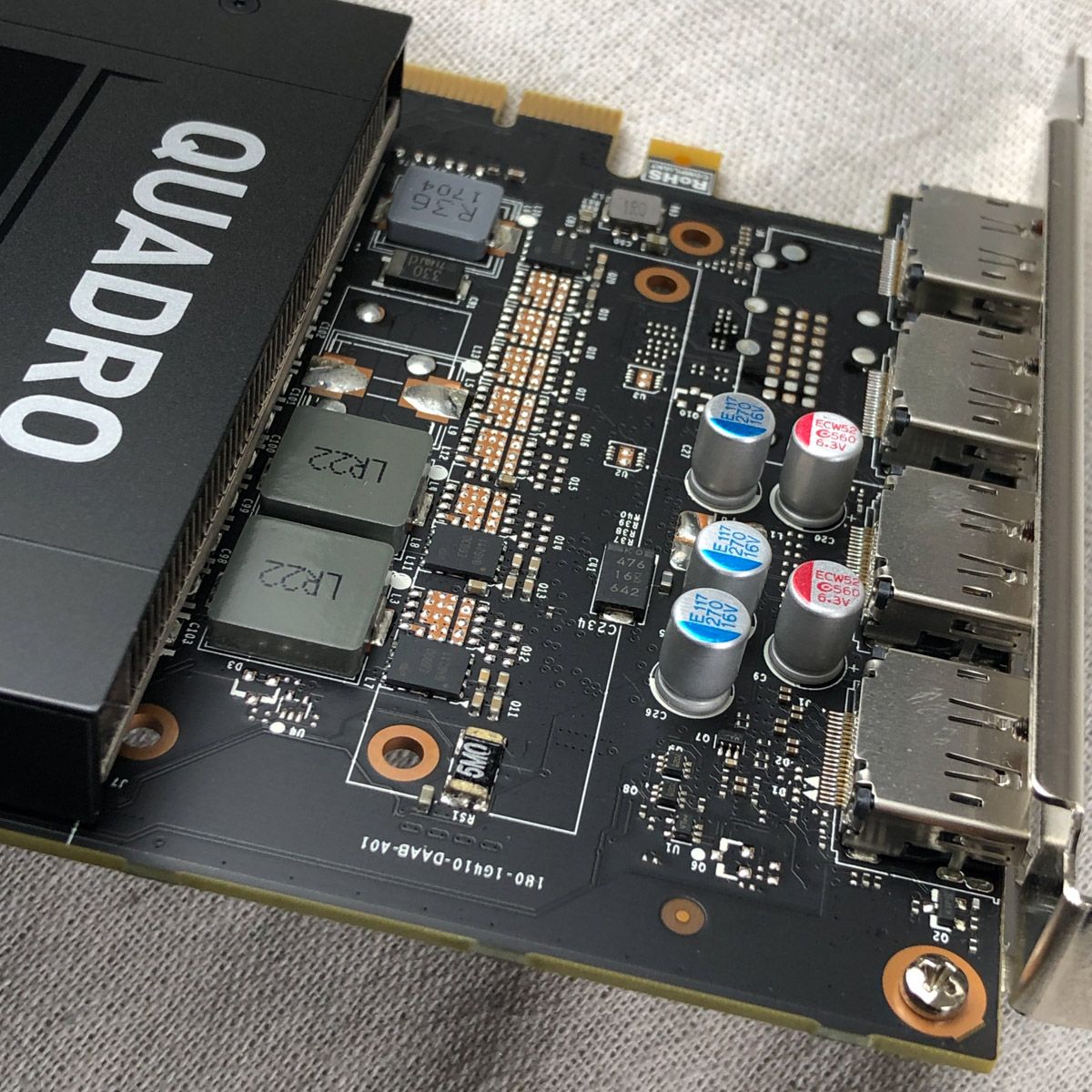 画面出力確認済】GPU グラフィックボード NVIDIA QUADRO P2000（メモリ