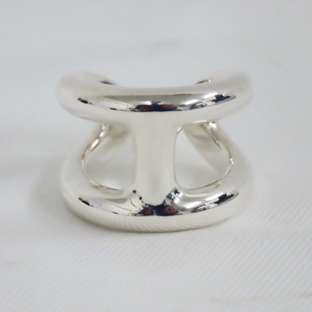 Ts 803352 エルメス リング 指輪 シルバー Ag 925 オスモズGM 約14 6 g 50 HERMES