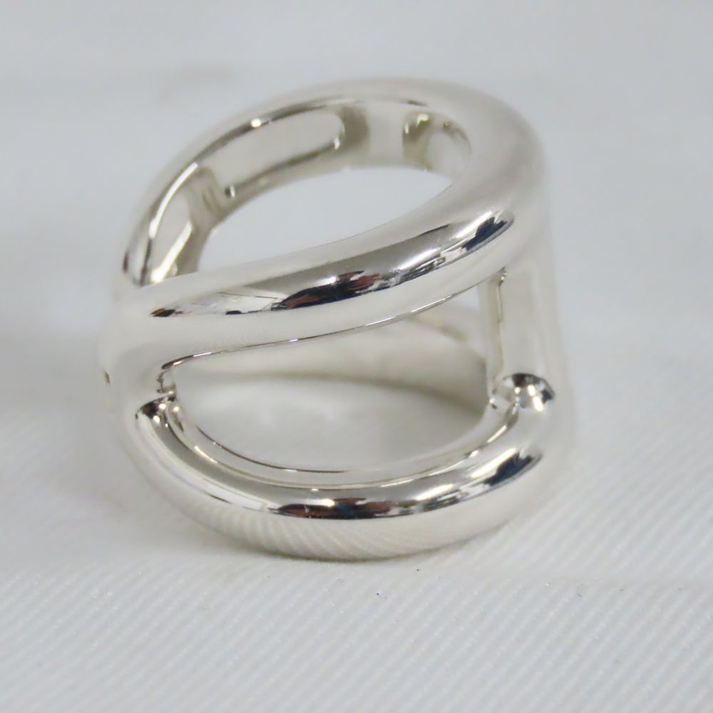  Ts 803352 エルメス リング 指輪 シルバー Ag 925 オスモズGM 約14.6 g 50 HERMES リング 指輪 アクセサリー
