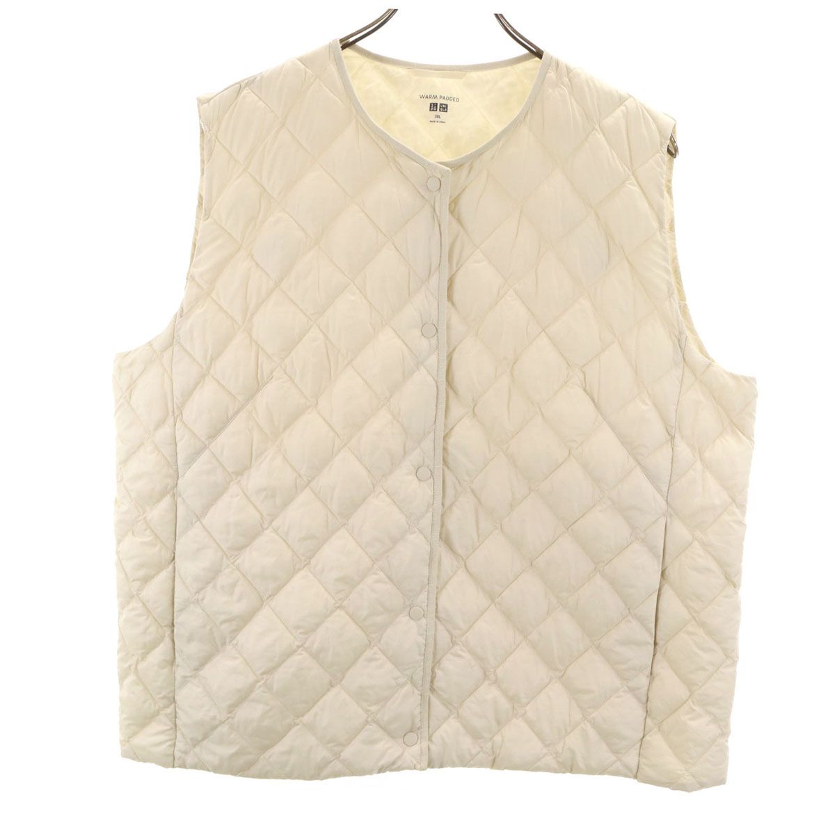 UNIQLO ユニクロ パフテックキルティング 中綿ベスト 3XL アイボリー