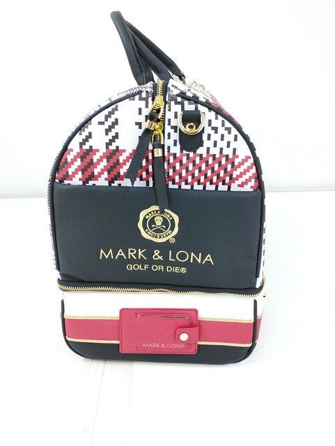 Yamamoto様★ 美品 MARK&LONA ボストン バッグ マーク&ロナ 人気 MARK&LONA マーク&ロナ 2way ボストンバッグ ブラック MARK&LONA