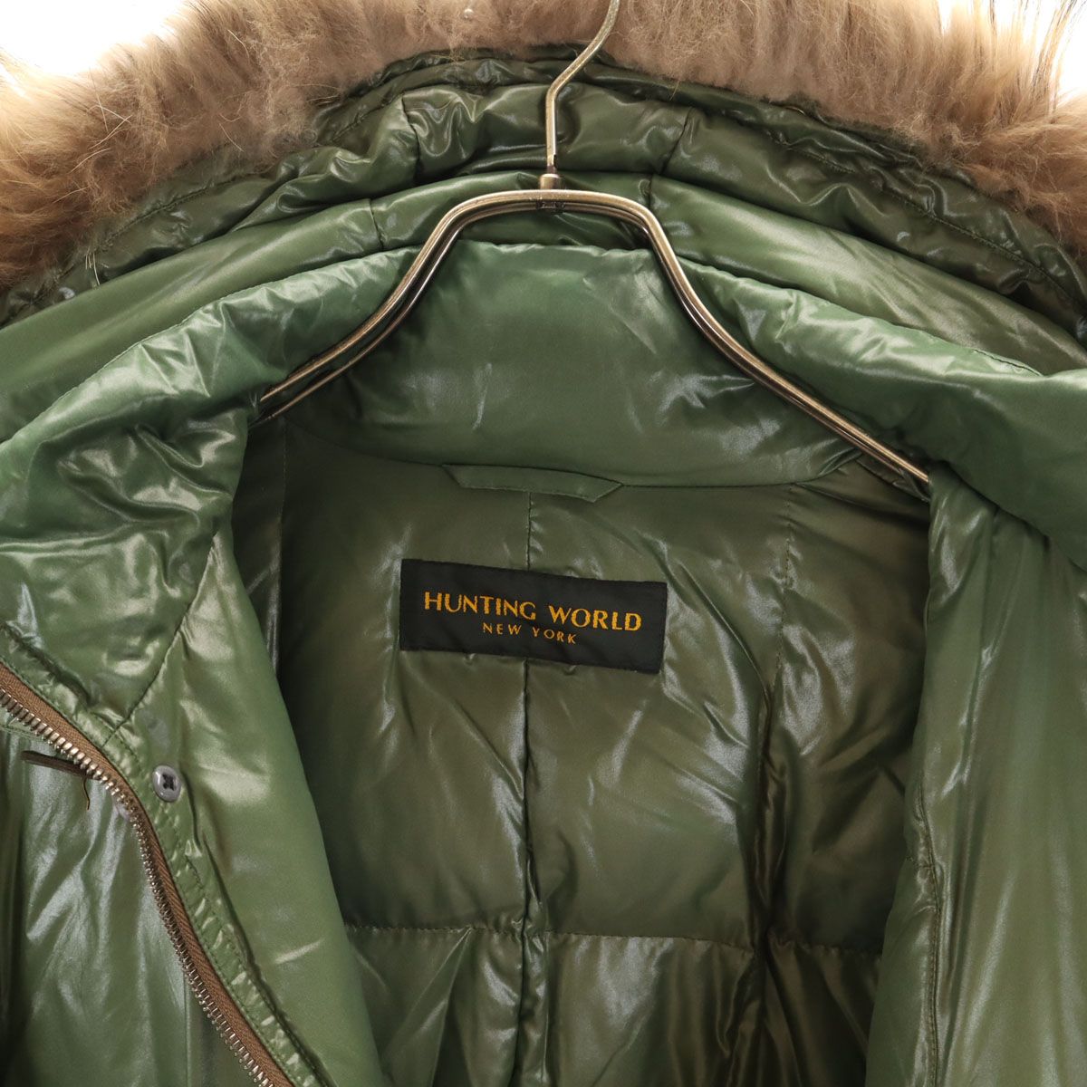 HUNTING WORLD ハンティングワールド ダウンジャケット 50 カーキ