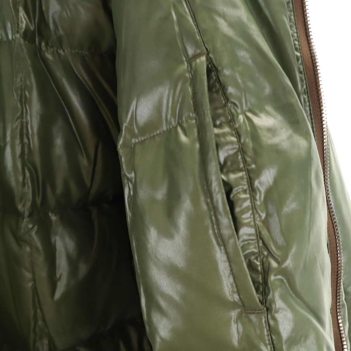 HUNTING WORLD ハンティングワールド ダウンジャケット 50 カーキ