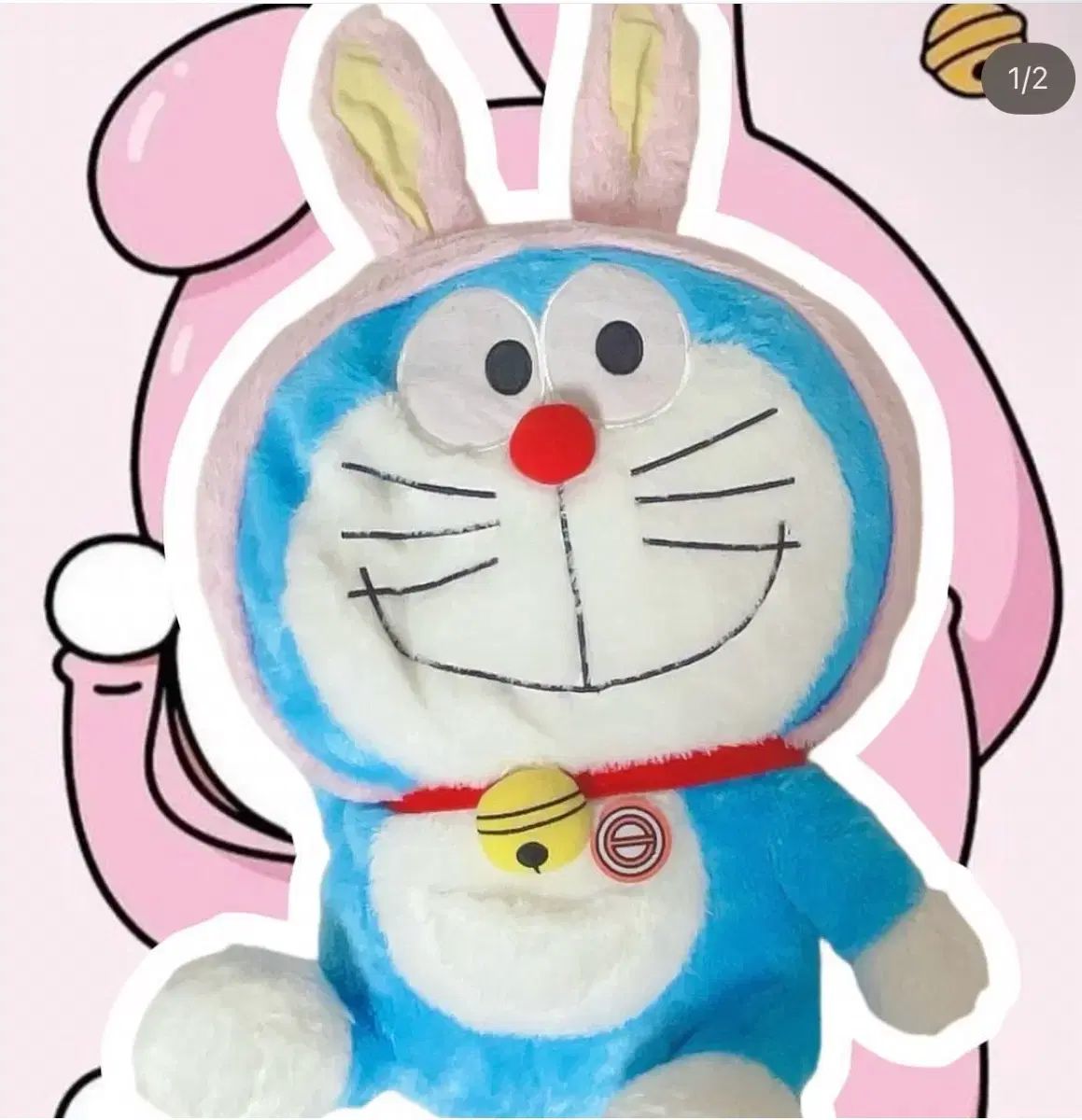 うさぎ ドラえもん ぬいぐるみ レトロ人形 - メルカリ