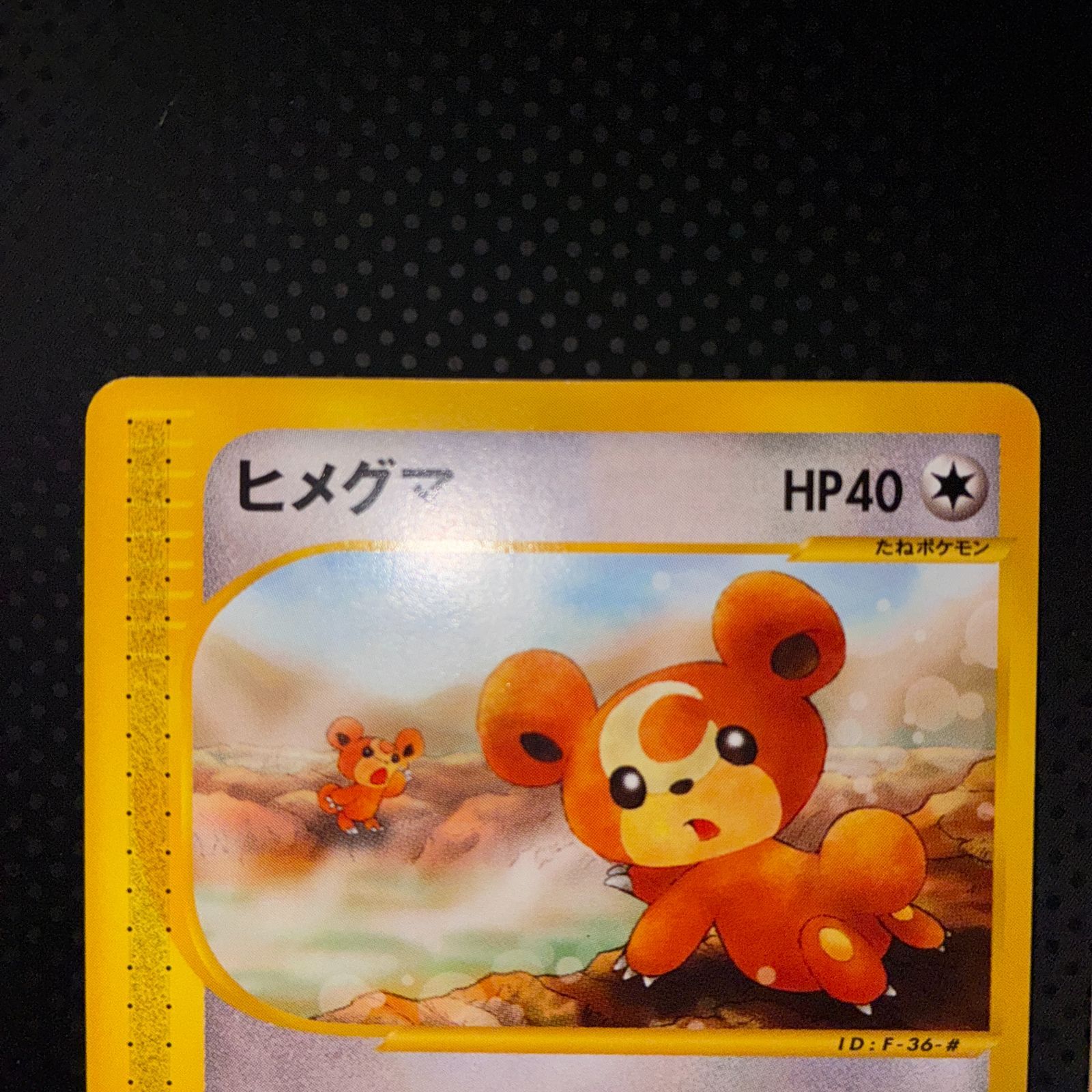 状態A+ ヒメグマ リングマ カードe 1ed 温泉 進化セット - メルカリ