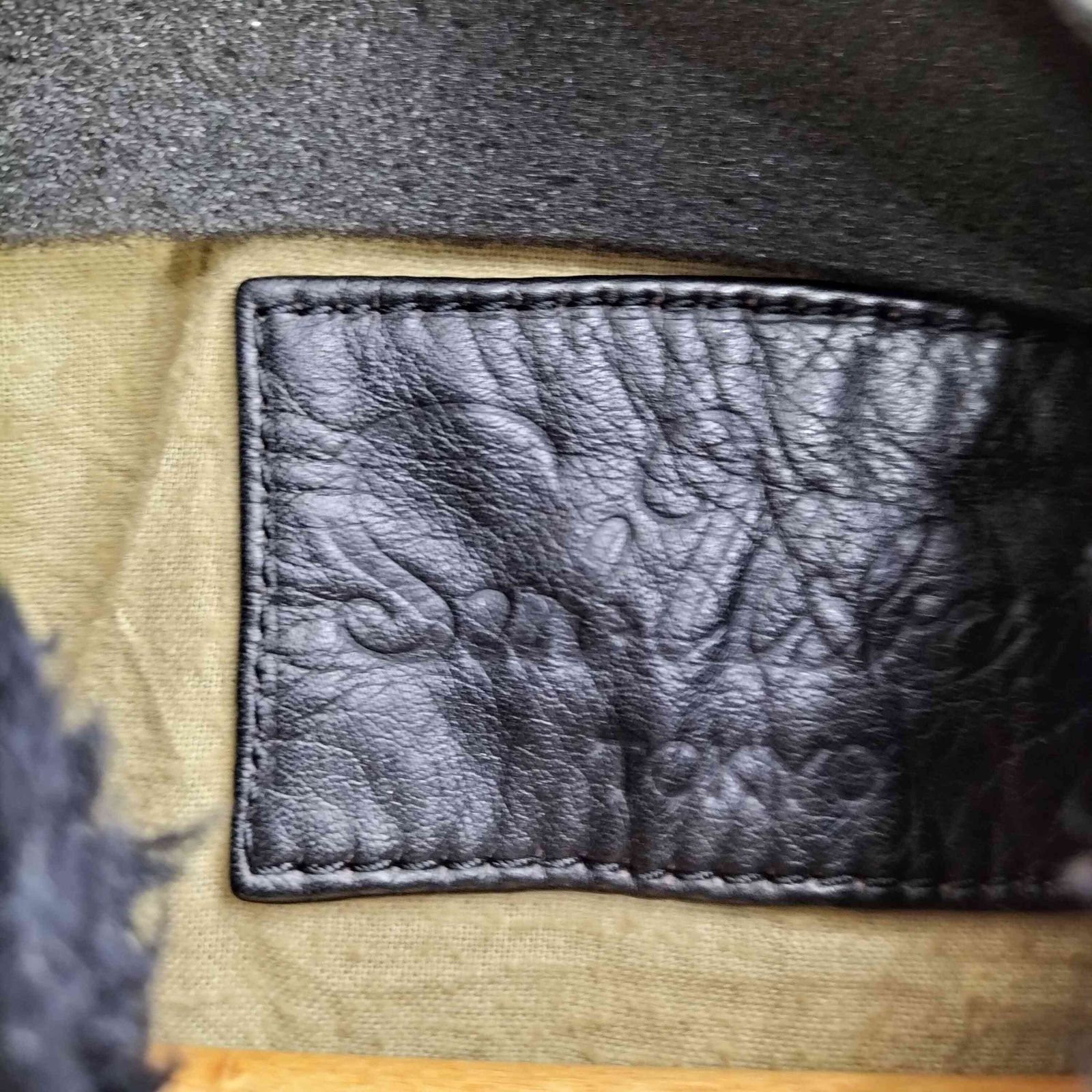 ユーズドフルギ USED古着 Sub urban TOKYO 牛革 ボア襟 G-1フライト