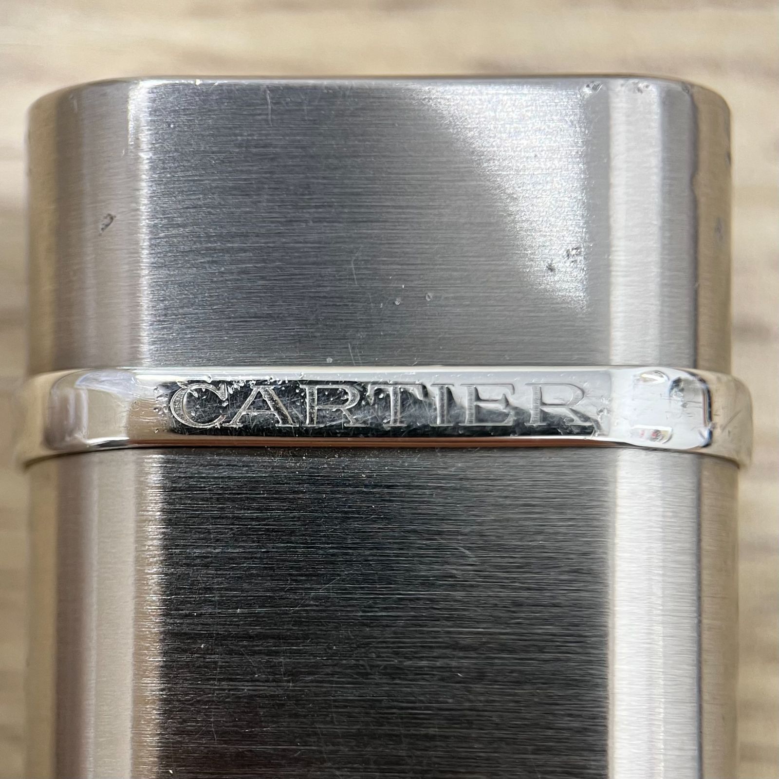 Y1129]Cartier カルティエ ゴドロン ライター ガスライター シルバー