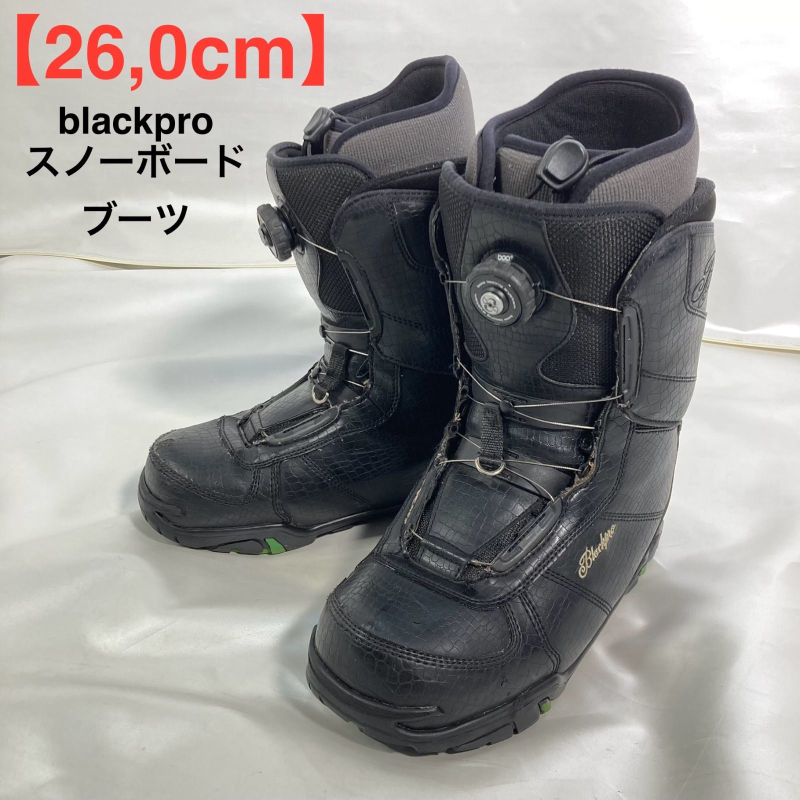 26,0cm】blackpro スノーボードブーツ - メルカリ
